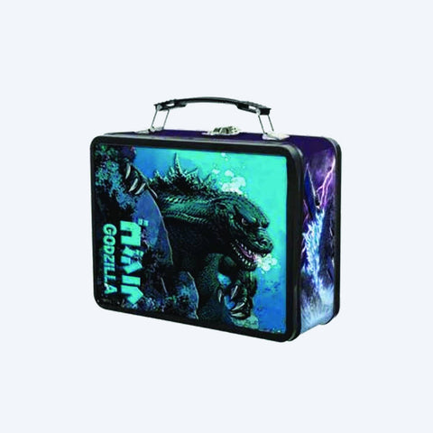 Tin Titans Godzilla Comic Lunch Box with Thermos