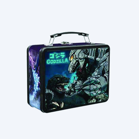 Tin Titans Godzilla Comic Lunch Box with Thermos