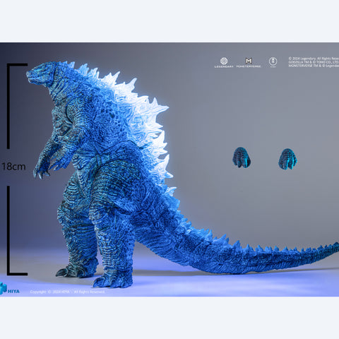 HIYA Godzilla x Kong: The New Empire Exquisite Basic Energized Godzilla PX Previews Exclusive Figure