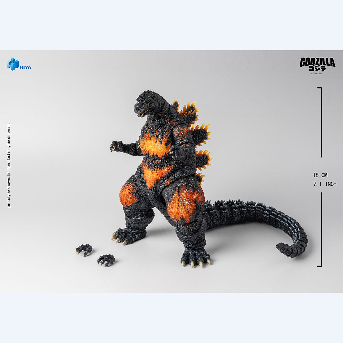 HIYA Exq Basic Ser Godzilla vs Destoroyah 1995 Burning Godzilla 7