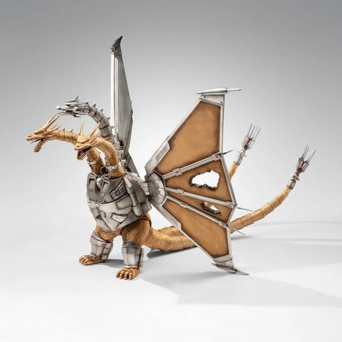 HIYA Mechanical King Ghidorah Battle Damaged Exquisite Basic Series Fig