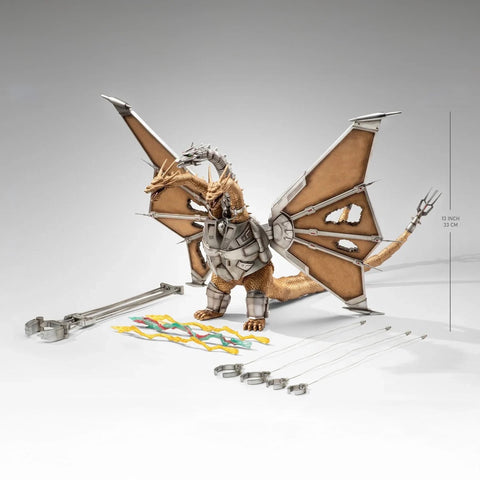 HIYA Mechanical King Ghidorah Battle Damaged Exquisite Basic Series Fig