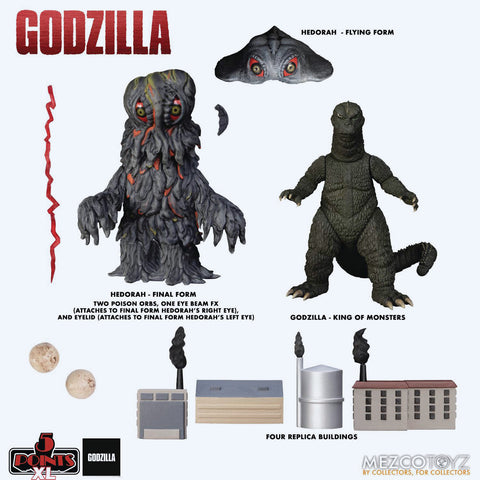 5 Points XL Godzilla vs Hedorah (1971) Three Figure Boxed Set