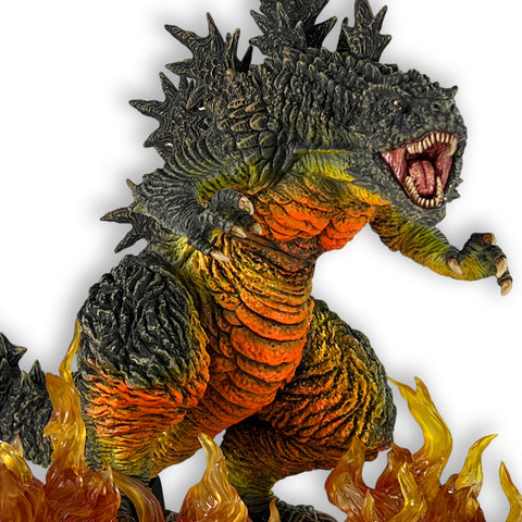 Godzilla Minus One First Form Odo Island Nightmare Version with Flaming Fire Effects 