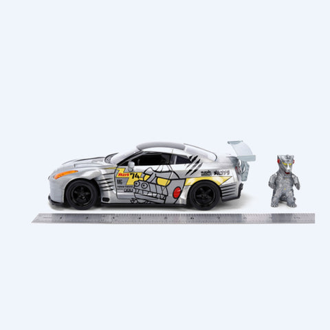 '09 Nissan Skyline w/ Mechagodzilla 1:24 Scale Figure