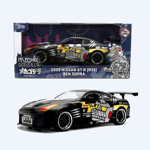 '09 Black Nissan Skyline Mechagodzilla 1:24 Scale