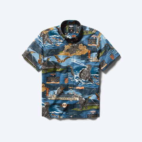 Reyn Spooner San Francisco Giants Godzilla Aloha Shirt