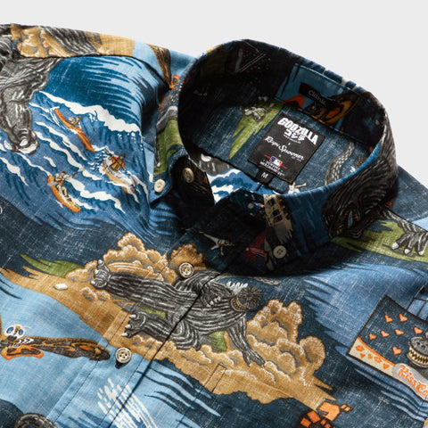 Reyn Spooner San Francisco Giants Godzilla Aloha Shirt