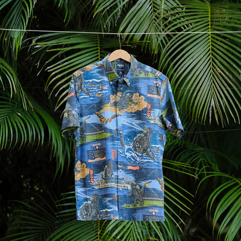 Reyn Spooner San Francisco Giants Godzilla Aloha Shirt
