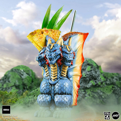 Mondo - King Ghidorah Tiki Mug Tri-colored Terror Variant