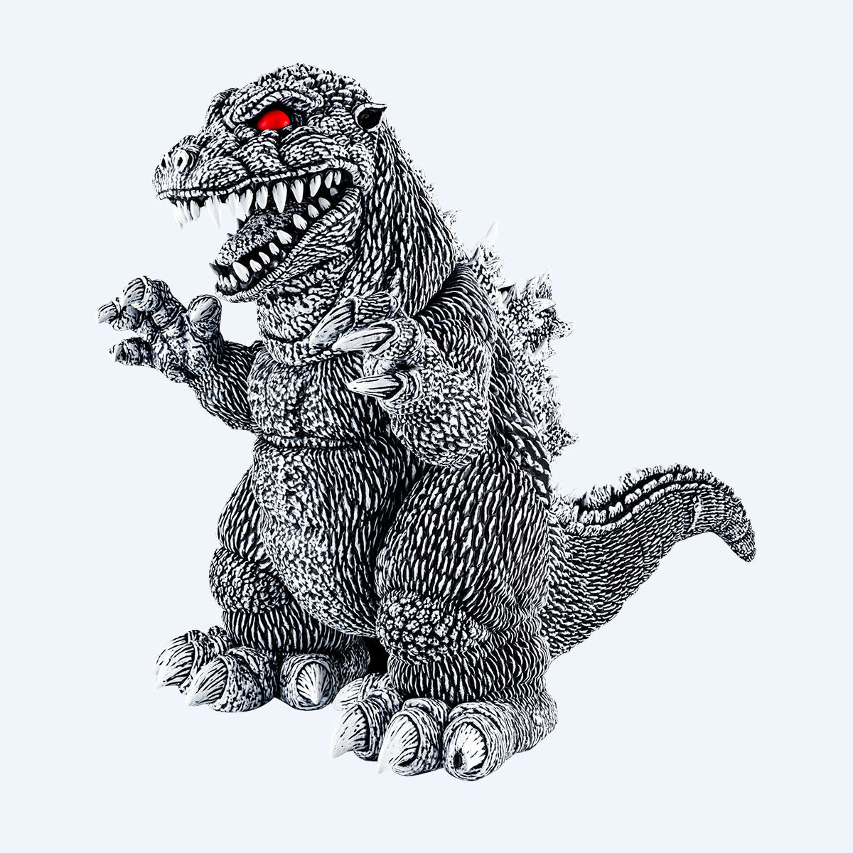 Mondo Vinyl Designer Figure by James Groman - Godzilla Pen and Ink Variant