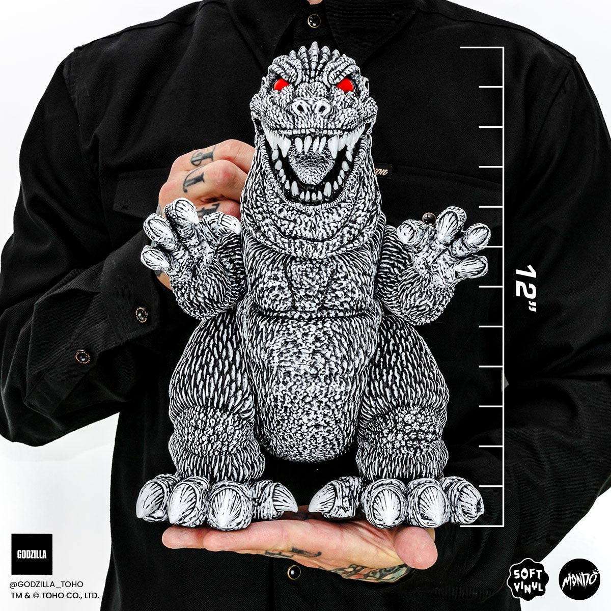 Mondo Vinyl Designer Figure by James Groman - Godzilla Pen and Ink Variant