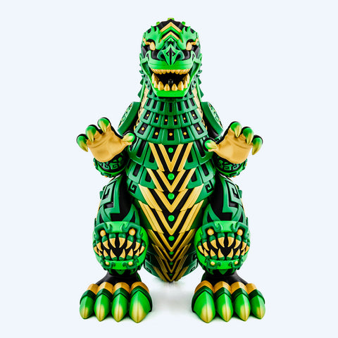 Godzilla - Mondo Vinyl Designer Figure by Urban Aztec  - Green Variant 