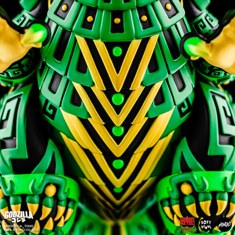 Godzilla - Mondo Vinyl Designer Figure by Urban Aztec  - Green Variant 