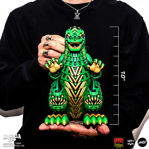 Godzilla - Mondo Vinyl Designer Figure by Urban Aztec  - Green Variant 