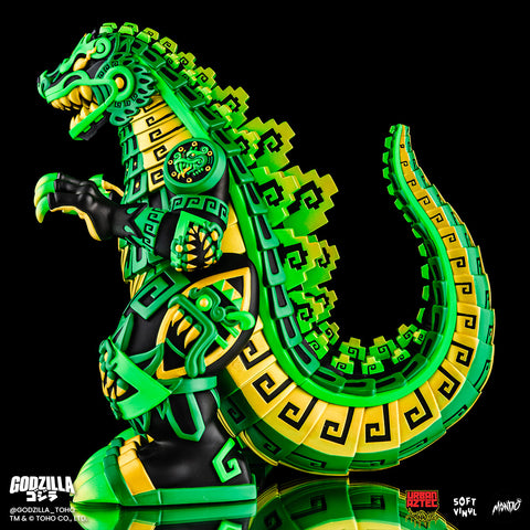 Godzilla - Mondo Vinyl Designer Figure by Urban Aztec  - Green Variant 