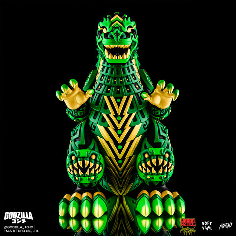 Godzilla - Mondo Vinyl Designer Figure by Urban Aztec  - Green Variant 