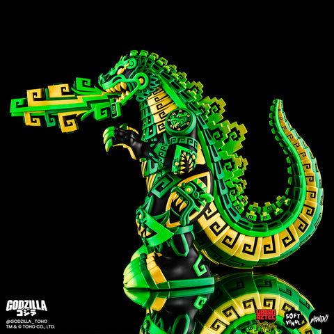 Godzilla - Mondo Vinyl Designer Figure by Urban Aztec  - Green Variant 