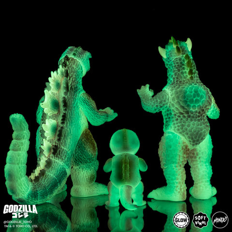 Mondo All Monsters Attack (1969) Soft Vinyl Figure 3 Pack - Spring Glow in the Dark Ver.