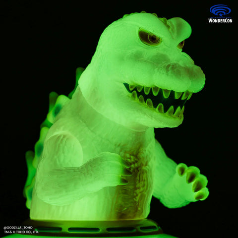 Godzilla UFO Vinyl Designer Figure by Octeel in Cherry Blossom