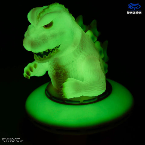 Godzilla UFO Vinyl Designer Figure by Octeel in Cherry Blossom