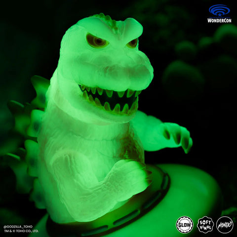 Godzilla UFO Vinyl Designer Figure by Octeel in Cherry Blossom