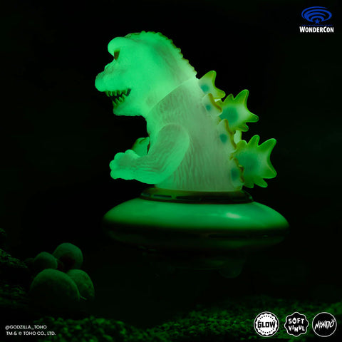 Godzilla UFO Vinyl Designer Figure by Octeel in Cherry Blossom