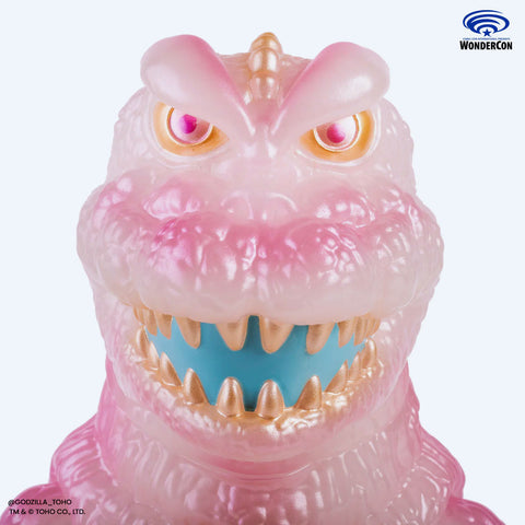Godzilla UFO Vinyl Designer Figure by Octeel in Cherry Blossom