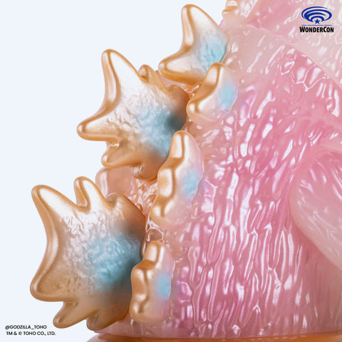 Godzilla UFO Vinyl Designer Figure by Octeel in Cherry Blossom