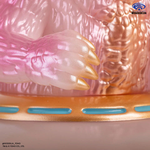 Godzilla UFO Vinyl Designer Figure by Octeel in Cherry Blossom