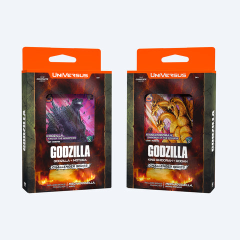 Godzilla Challenger Series 03: Godzilla + Mothra + Mechagodzilla Display Box