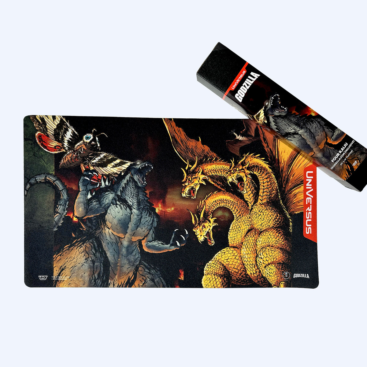 Gozilla Game Mat Four Kaiju Exclusive Challenger Series Playmat – Godzilla