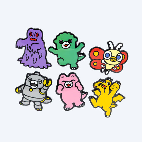 Chibi Godzilla Raids Again Sticker Pack 6PC