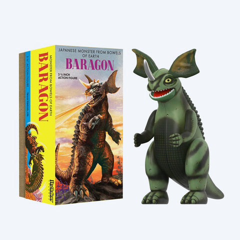 Toho ReAction Figures Wave 01 (Retro Tin) - Baragon (Marusan Tin)