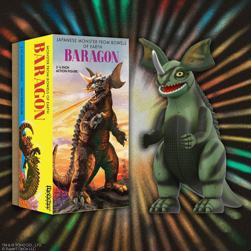 Super7 ReAction Figures Wave 01 (Retro Tin) - Baragon (Marusan Tin