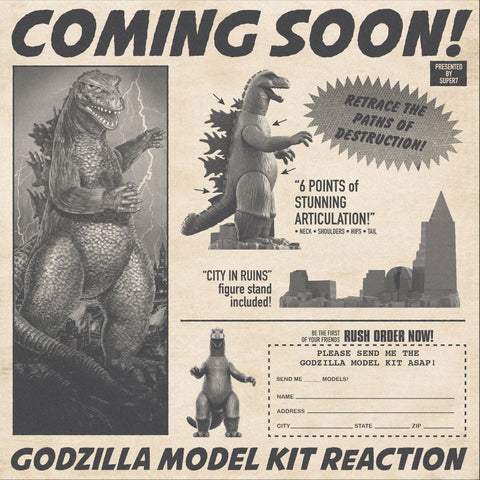 Toho ReAction Figures - Godzilla (Model Kit in Box)