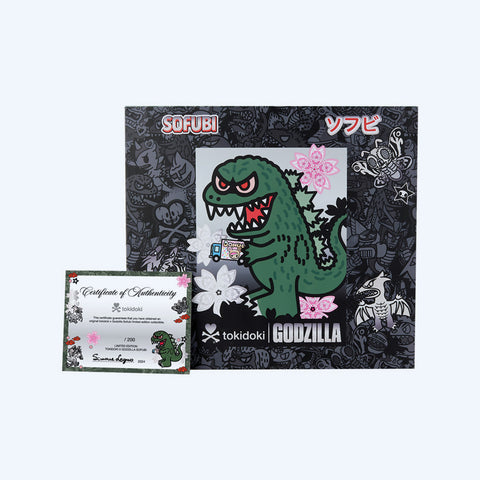 tokidoki x Godzilla Sofubi - Green Variant