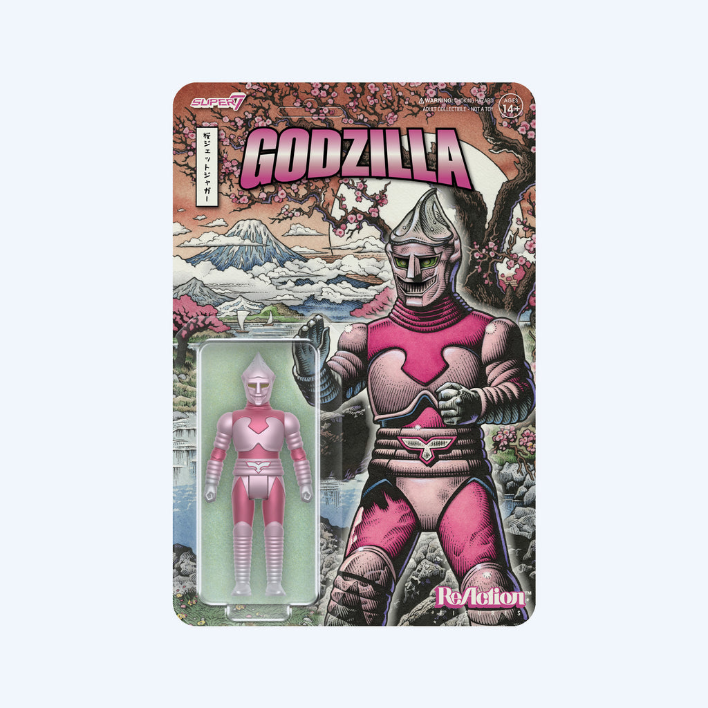 Super7 ReAction Figures - Jet Jaguar (Cherry Blossom Festival) – Godzilla