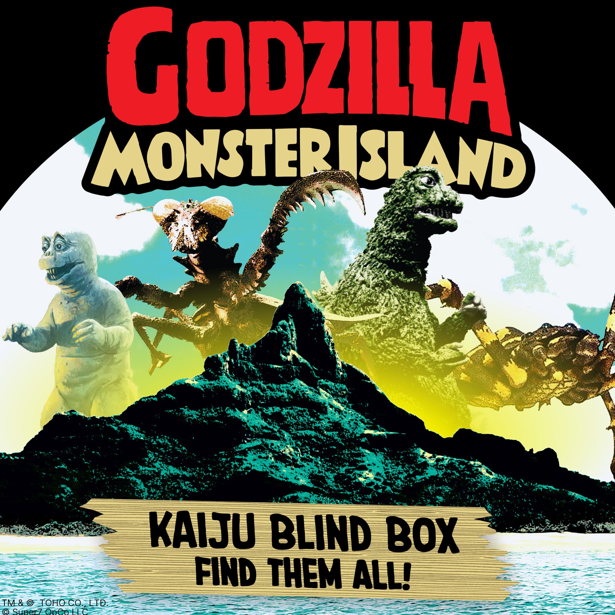 Super7 ReAction Wave 13 (Showa Monster Island) Blind Box – Godzilla
