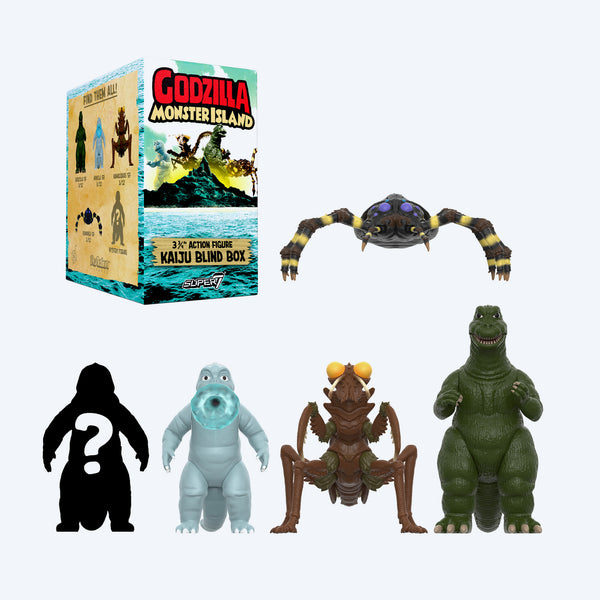 Super7 ReAction Wave 13 (Showa Monster Island) Blind Box – Godzilla