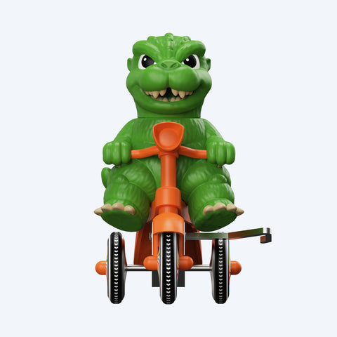 Super7 Super Cycles - Godzilla (Green w/ Red Trike)