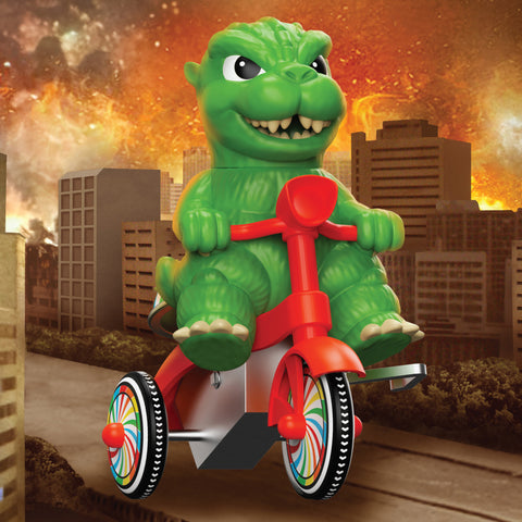 Super7 Super Cycles - Godzilla (Green w/ Red Trike)