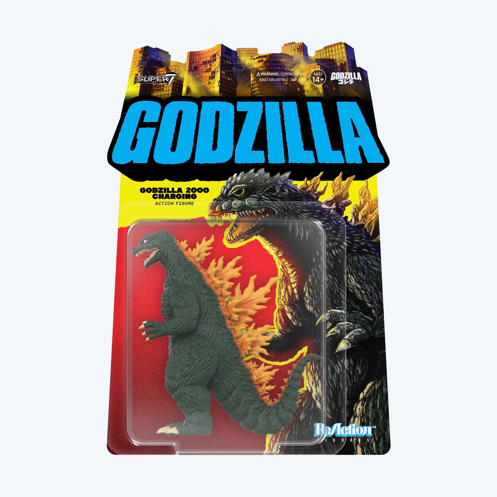 Super7 ReAction Figures Wave 10 - Godzilla (2000, Charging)