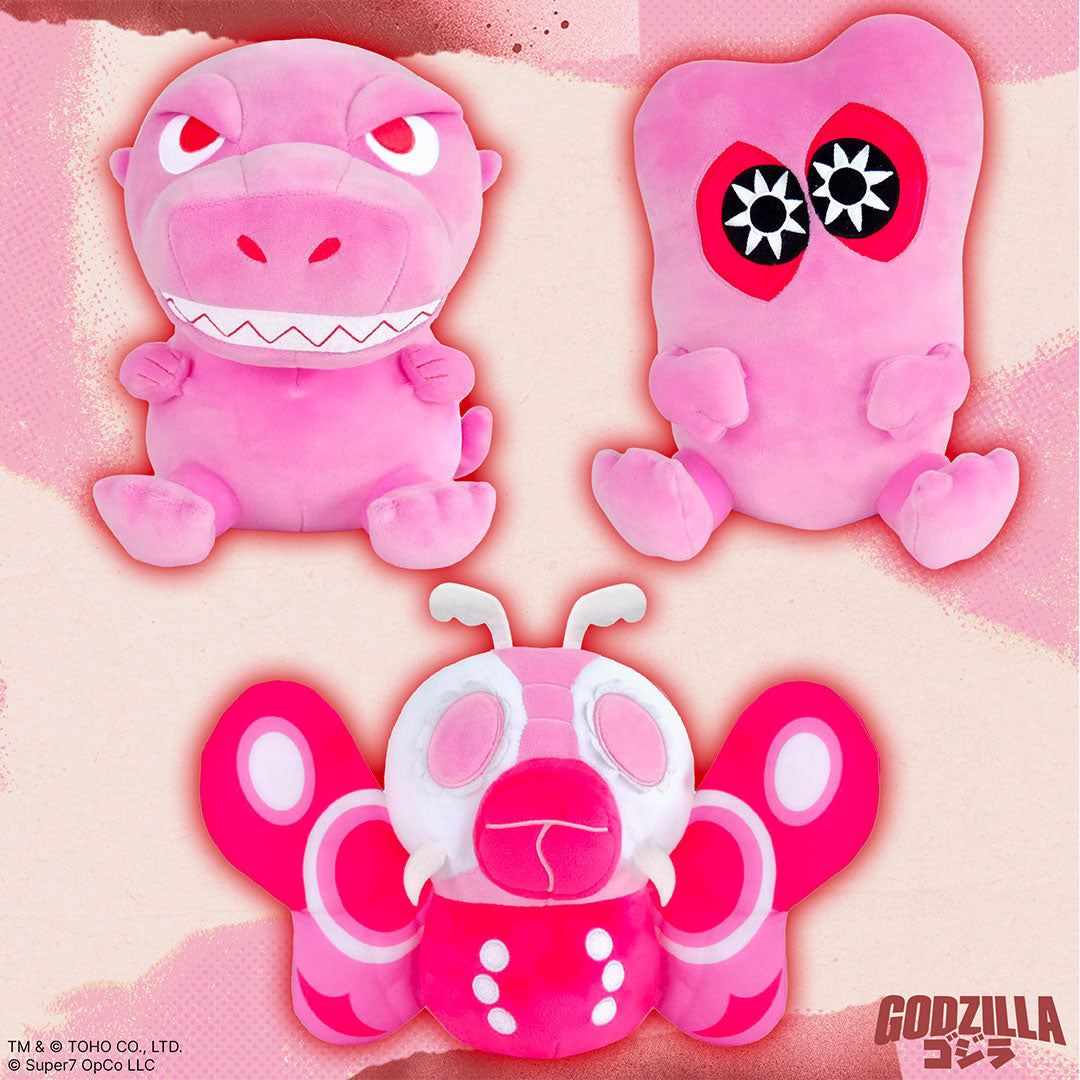 Super7 Super Duper Plush Wave 04 Hedorah (Pink) – Godzilla