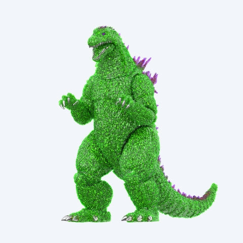 Super7 Super Kaiju Godzilla 2002 (Color Shock, Clear Green Glitter with Metallic)