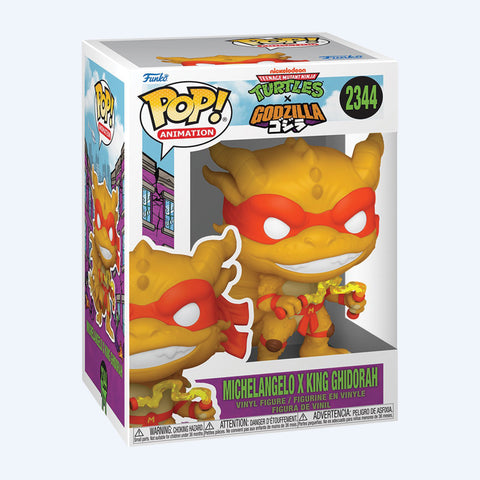 Godzilla x Teenage Mutant Ninja Turtles Michelangelo x King Ghidorah Funko Pop! Vinyl Figure