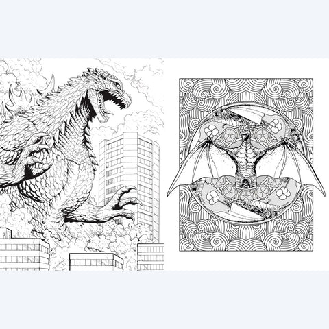 godzilla king of the monsters coloring pages Godzilla: The Official Coloring Book