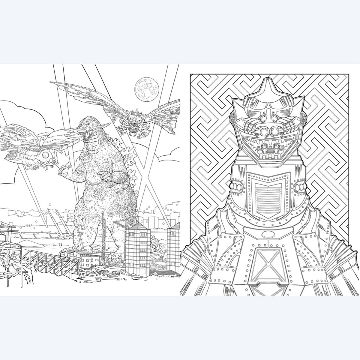 godzilla coloring picture
