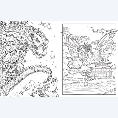 Godzilla: The Official Coloring Book