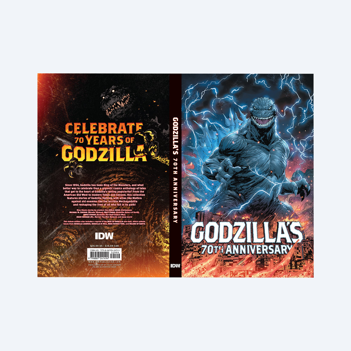 Godzilla's 70th Anniversary Comic Hardcover Anthology